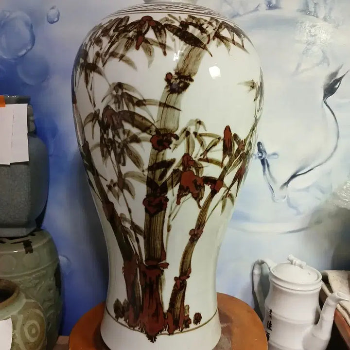 [BUNJANG] Celadon Bamboo Vase / 철화 죽순문 매병