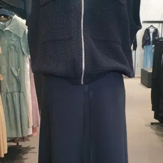 [BUNJANG] VOV Black Knit Vest / 보브 니트 베스트