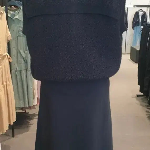 [BUNJANG] VOV Black Knit Vest / 보브 니트 베스트