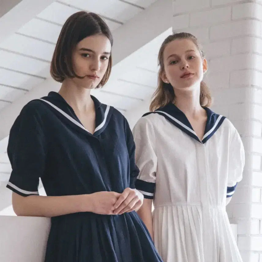 [BUNJANG] Bokabaka Sailor Marine Dress Navy / 보카바카 세일러 마린 원피스