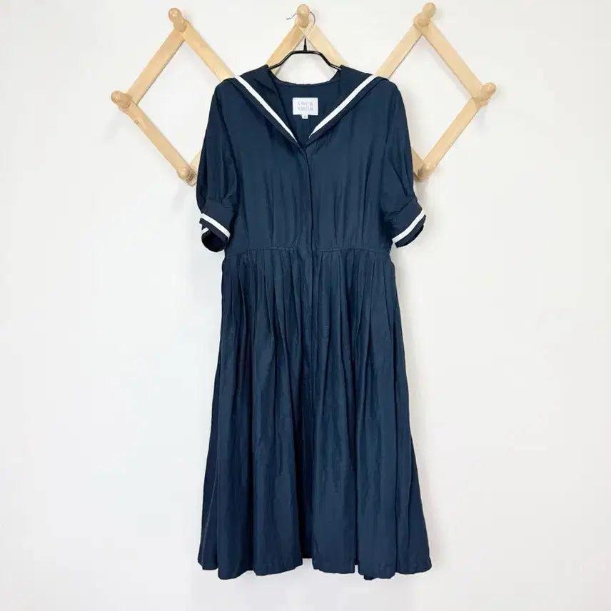 [BUNJANG] Bokabaka Sailor Marine Dress Navy / 보카바카 세일러 마린 원피스