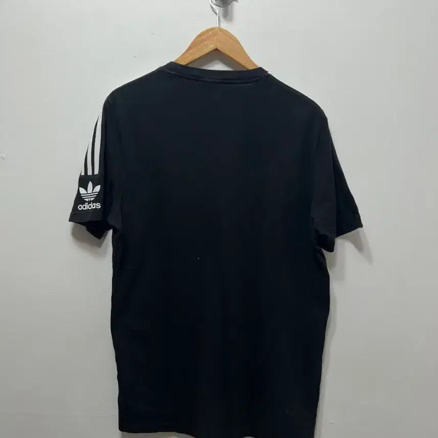 [BUNJANG] Adidas Three Stripes Black T-Shirt L / 아디다스 삼선 검정 반팔 티셔츠 L