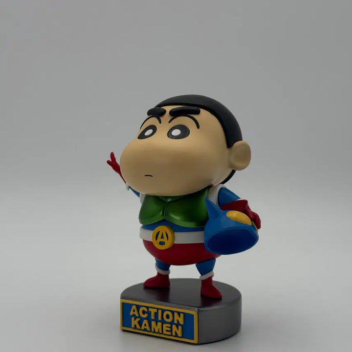 [BUNJANG] Crayon Shin-chan Action Mask Nohara Shinnosuke Resin Figure / 짱구는 못말려 NPC 액션가면 짱구 레진 피규어