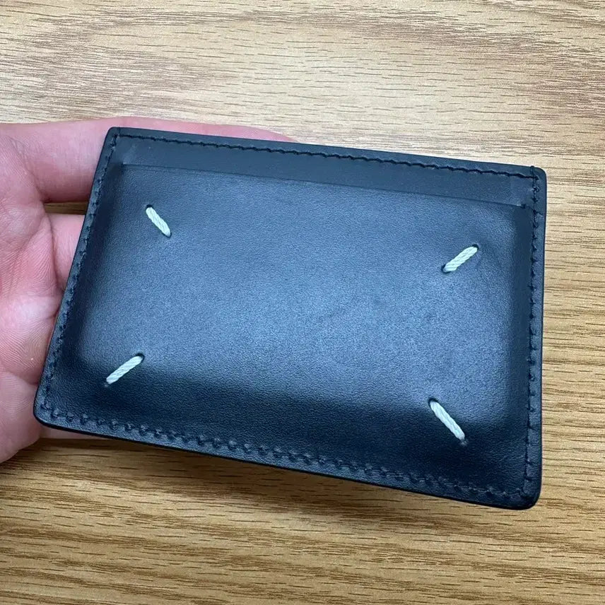 [BUNJANG] Maison Margiela Four Stitches Cardholder Black / 메종 마르지엘라 포 스티치 카드지갑 블랙 교환 및 판매
