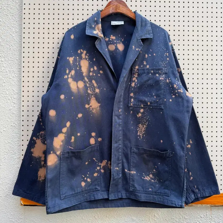 [BUNJANG] Old Euro Bleach French Work Jacket / OLD EURO BLEACH FRENCH WORK 빈티지 프렌치워크자켓