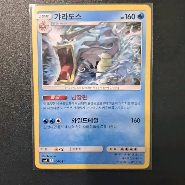 [BUNJANG] Pokemon Card Gyarados / 포켓몬 카드 갸라도스