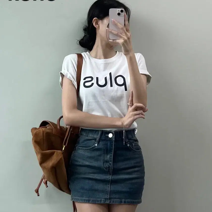 [BUNJANG] KUHO Plus Short-Sleeve T-Shirt / 구호 플러스 반팔