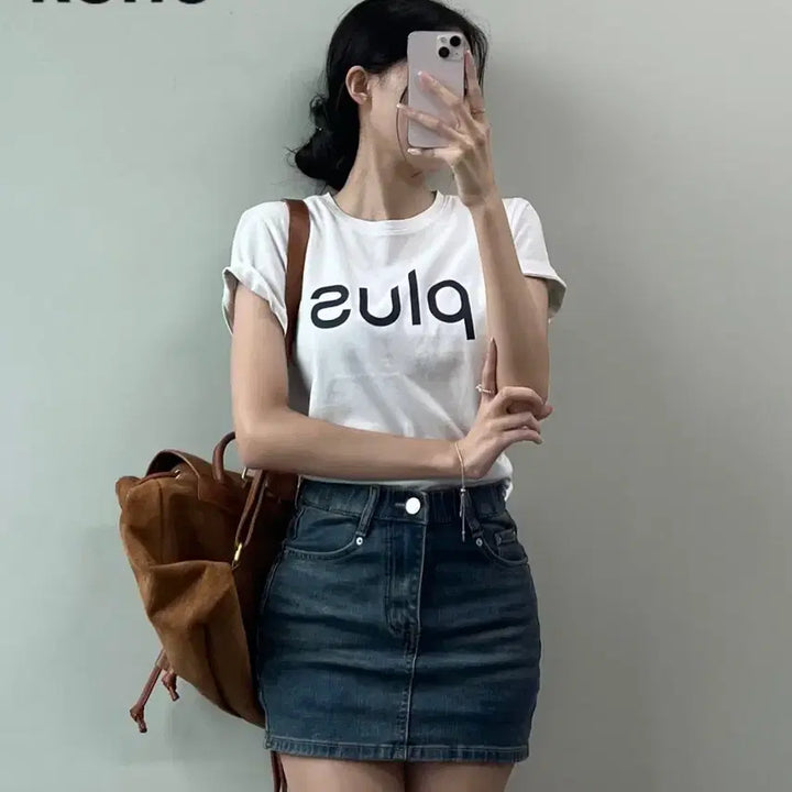 [BUNJANG] KUHO Plus Short-Sleeve T-Shirt / 구호 플러스 반팔