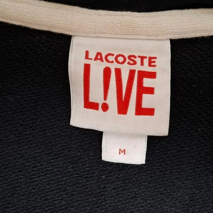 [BUNJANG] Lacoste Golf Luxury Hooded Zip-Up Black Cotton M / (전투용) 라코스테 골프 럭셔리 후드 집업 100