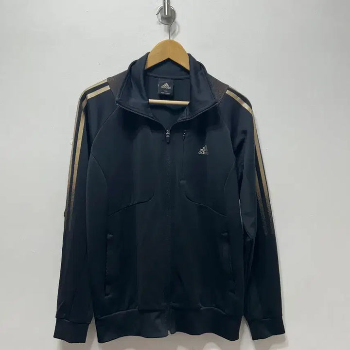 [BUNJANG] Adidas Black 3-Stripes Track Jacket Zip-Up Size 100 / 아디다스 블랙 삼선 트랙 자켓 집업 100사이즈