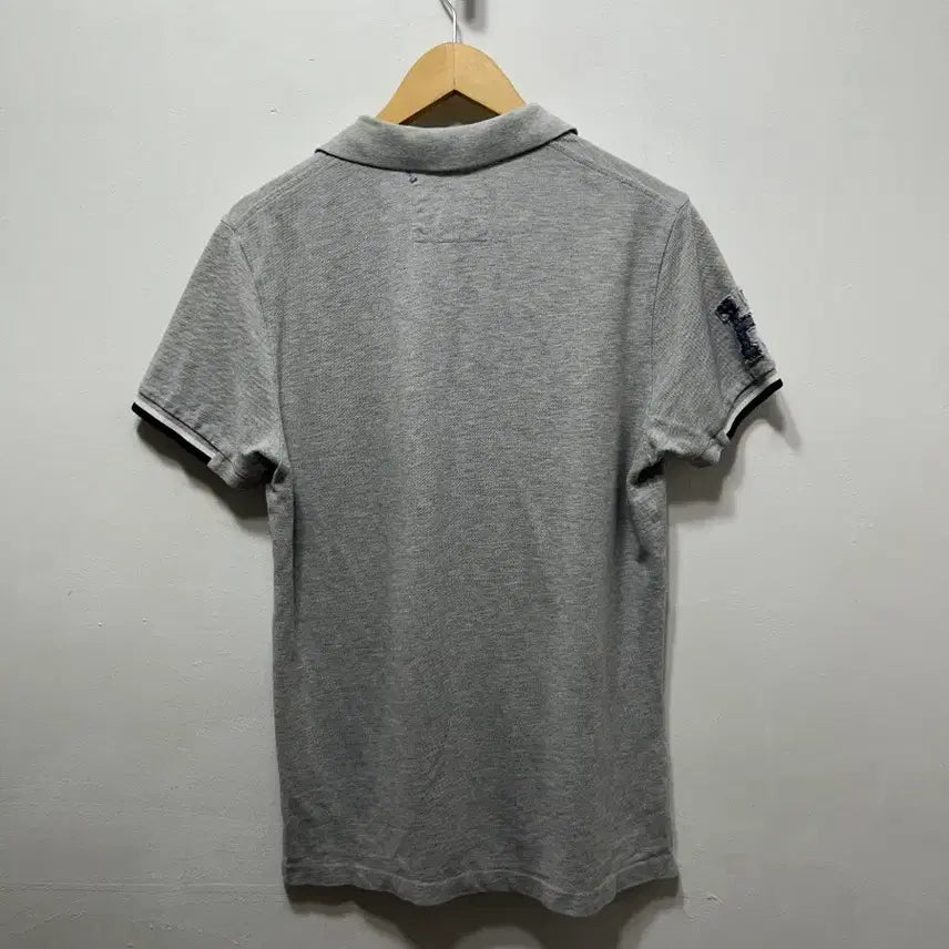 [BUNJANG] Hazzys Grey Short Sleeve Polo T-Shirt Size 105 / 헤지스 그레이 반팔 폴로티셔츠 105사이즈