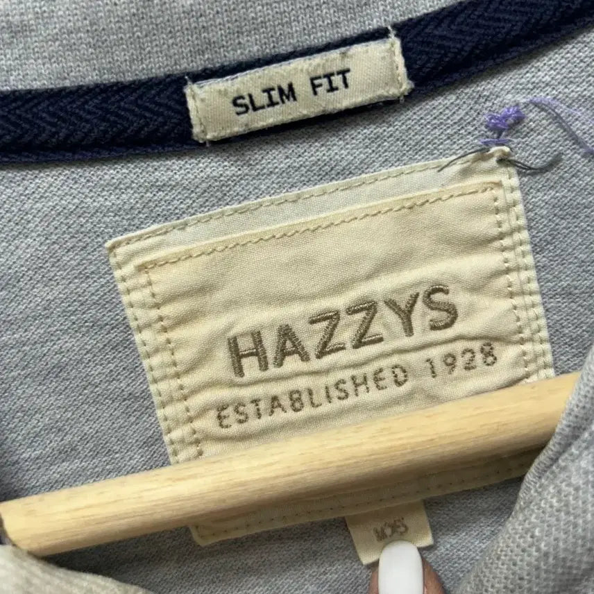 [BUNJANG] Hazzys Grey Short Sleeve Polo T-Shirt Size 105 / 헤지스 그레이 반팔 폴로티셔츠 105사이즈