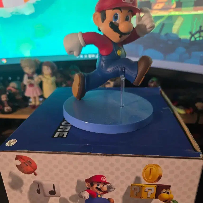 [BUNJANG] 3D Mario Figure Collection (Opened) / 택포 3d 마리오 피규어 컬랙션 개봉 전시