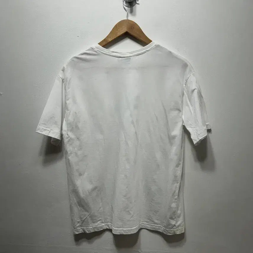 [BUNJANG] Elle Paris Printing Short Sleeve T-Shirt White M / 엘르 파리 프린팅 반팔 티셔츠 화이트 M