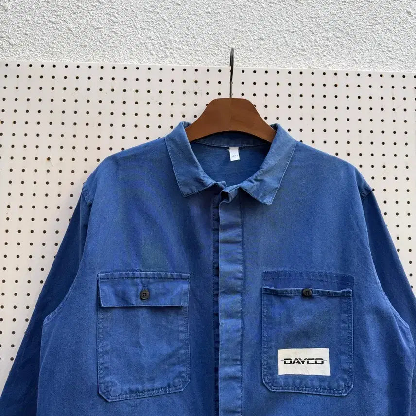 [BUNJANG] Vintage French Mechanic Work Jacket Dayco Print / OLD VINTAGE WASHED MECHANIC 프렌치 메카닉워크자켓