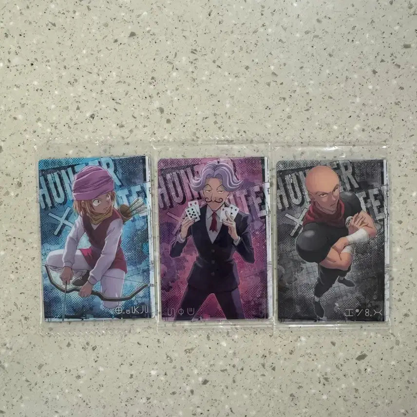 [BUNJANG] Hunter x Hunter Itachi Wafer Card Bundle Set / (일괄) 헌터X헌터 이타자가 웨하스 카드 포클 사토츠 한조