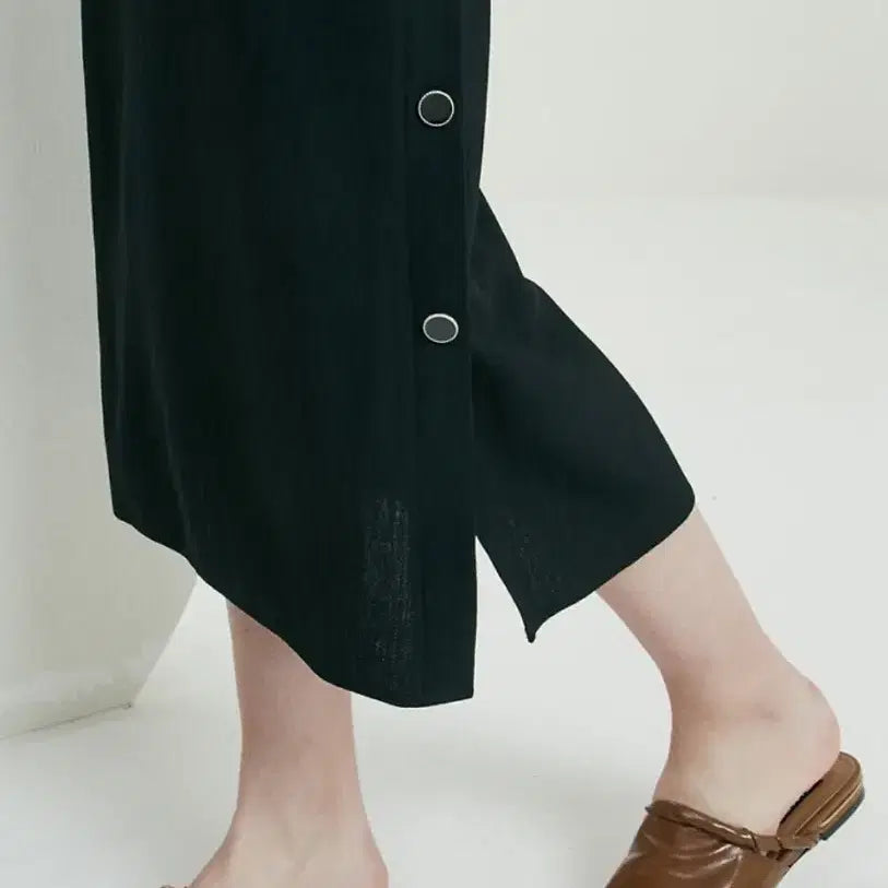 [BUNJANG] TIME Button Panel Skirt / 타임 스커트