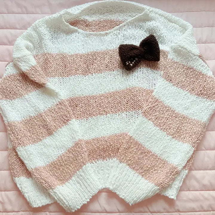 [BUNJANG] Snug Sweet Gyaru Knit Pink / snug 서냥 스너그 스위트 갸루 니트 핑크