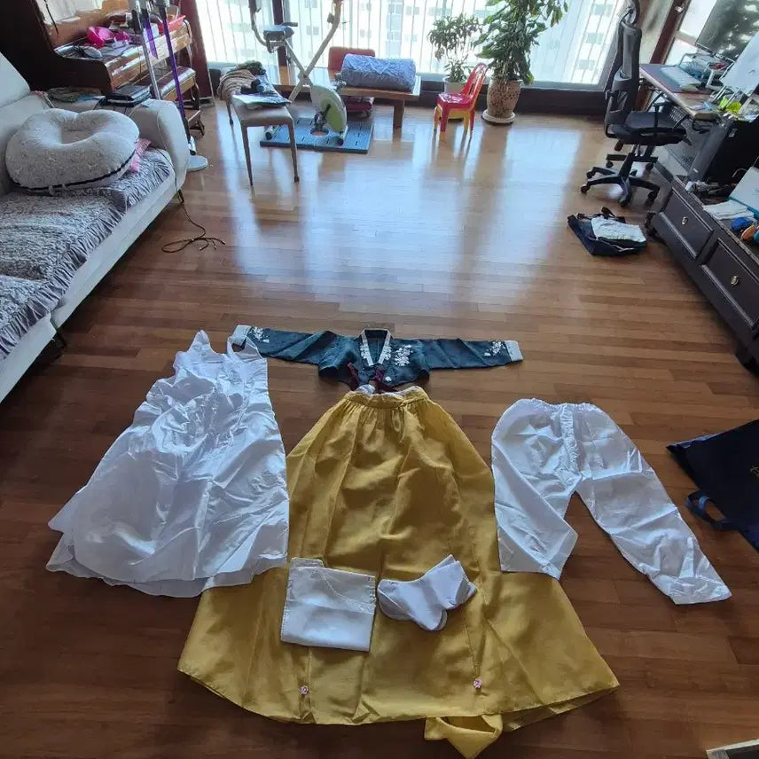 [BUNJANG] Jinju Dän traditional Korean Clothing Full Set / 진주주단 여성한복 풀세트