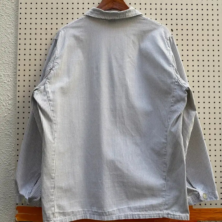[BUNJANG] 1980s EURO KARBA Hickory Stripe French Work Jacket / 1980s EURO KARBA HICKORY STRIPE 프렌치워크자켓