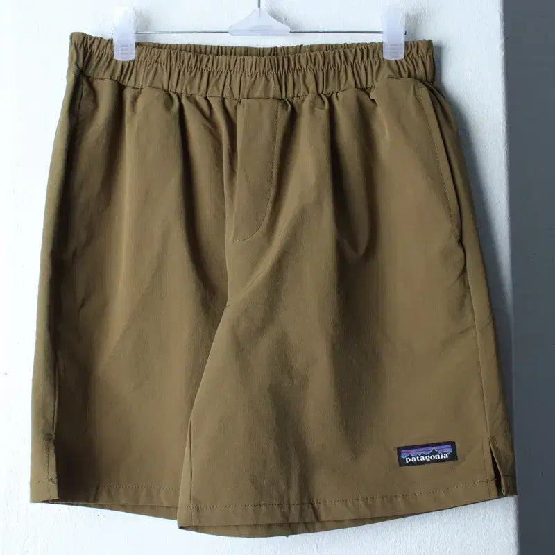 [BUNJANG] Patagonia Nylon Cargo Shorts / (S-M) 파타고니아 반바지 팬츠 기능성 나일론 밴딩 그린-263C