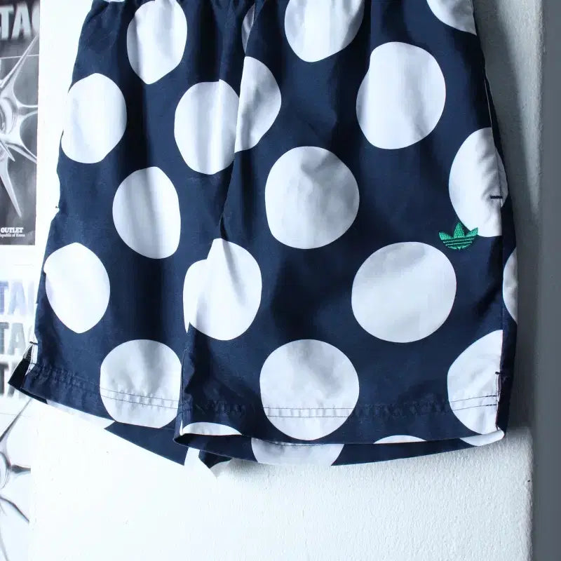 [BUNJANG] Adidas Stan Smith Dot Shorts Navy SWUM-263E / (S-M) 아디다스 반바지 팬츠 스탠스미스 도트 네이비 스웜-263E