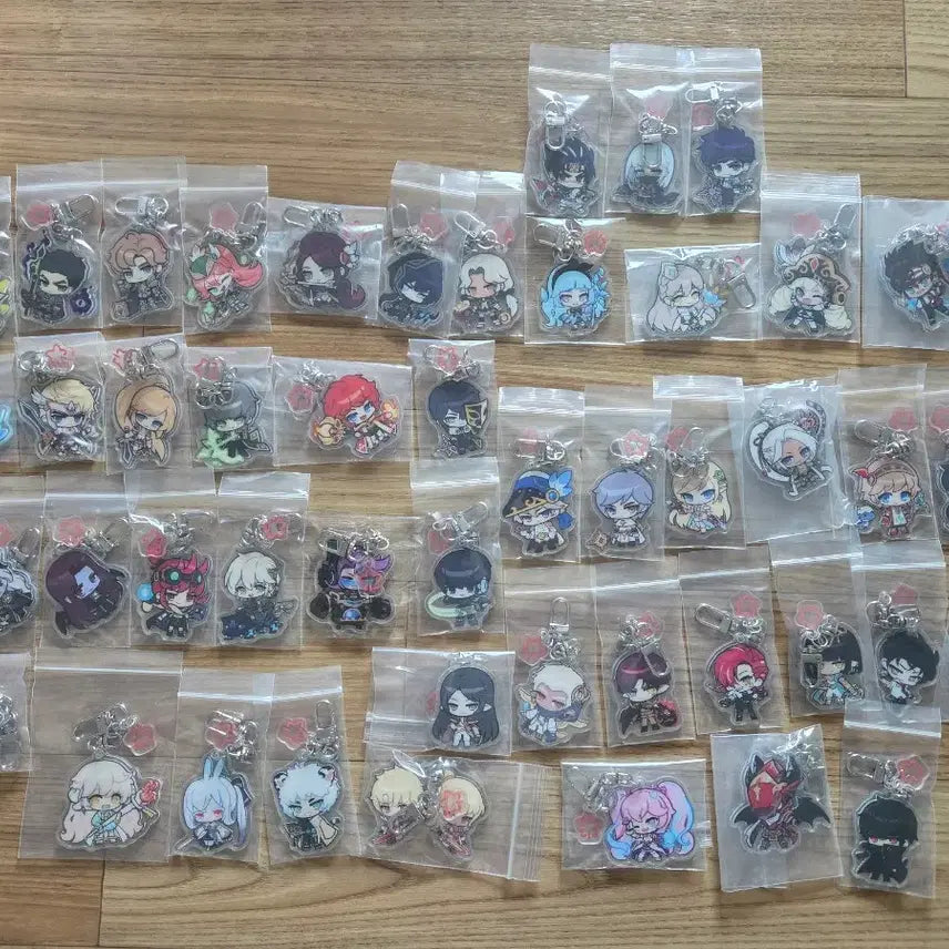 [BUNJANG] Maple Agency Character Keyring Set (Including Kinesis Pre/Post Rework) - 48 Variants / 메이플 아지트 직업 키링 전종 판매 (키네 리마 전, 후 포함 48종)