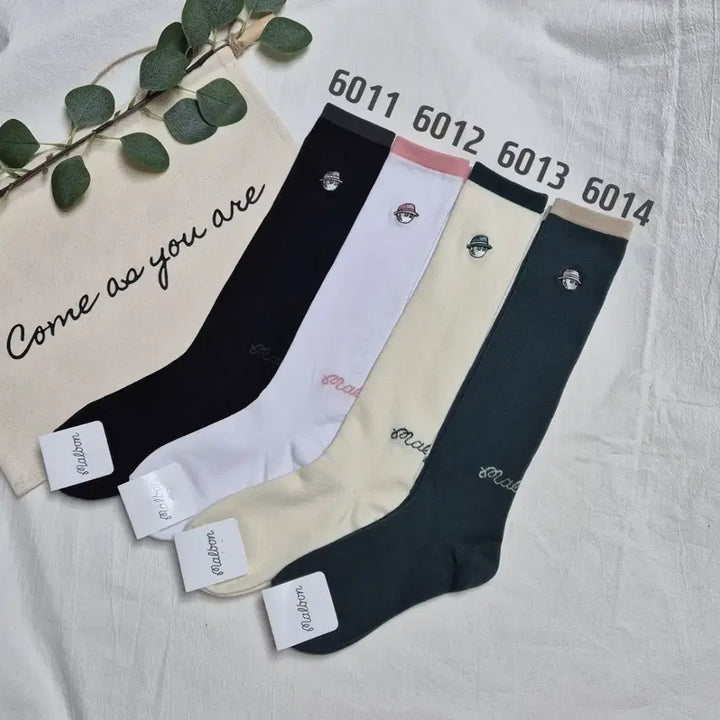 [BUNJANG] Malbon Golf &amp; Titleist Ribbed Knee-High Socks / 말본  니삭스 타이틀리스트 니삭스