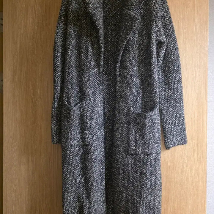 [BUNJANG] Zara Knit Long Cardigan - Grey Charcoal / M 자라 니트 롱 가디건 그레이 챠콜