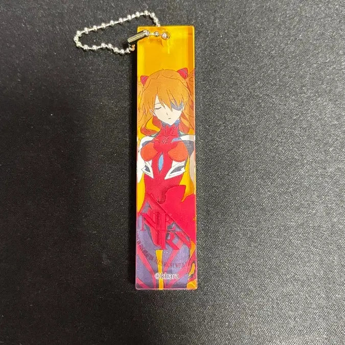 [BUNJANG] Evangelion Asuka Acrylic Keyring / 에반게리온 아스카 아크릴 키링