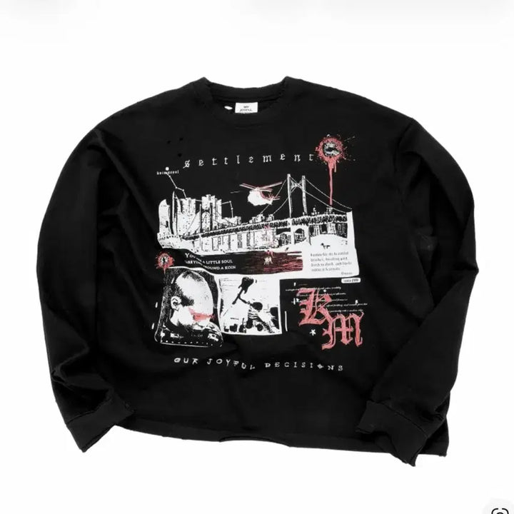 [BUNJANG] Coin Seoul MJD Long Sleeve Black M / 코인서울 mjd 롱슬이브 블랙 m