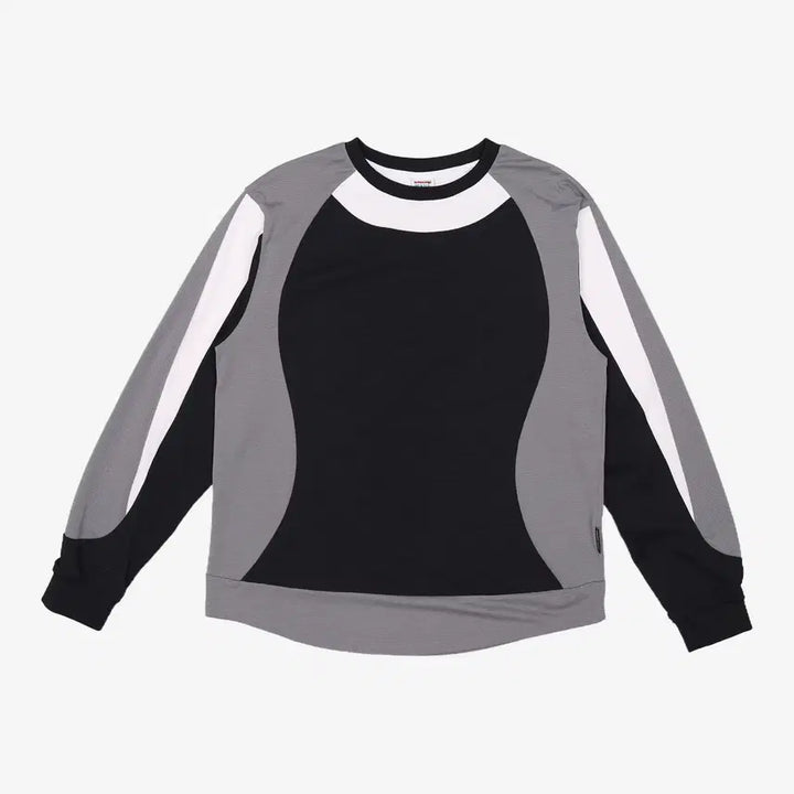 [SOLD OUT] [L]노우웨이브 레이싱 메쉬 롱 슬리브 블랙