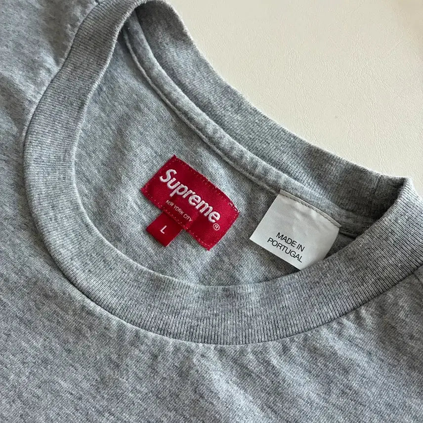 [BUNJANG] Supreme Small Box T-Shirt Header Grey / (L) 슈프림 스몰 박스 티셔츠 헤더 그레이