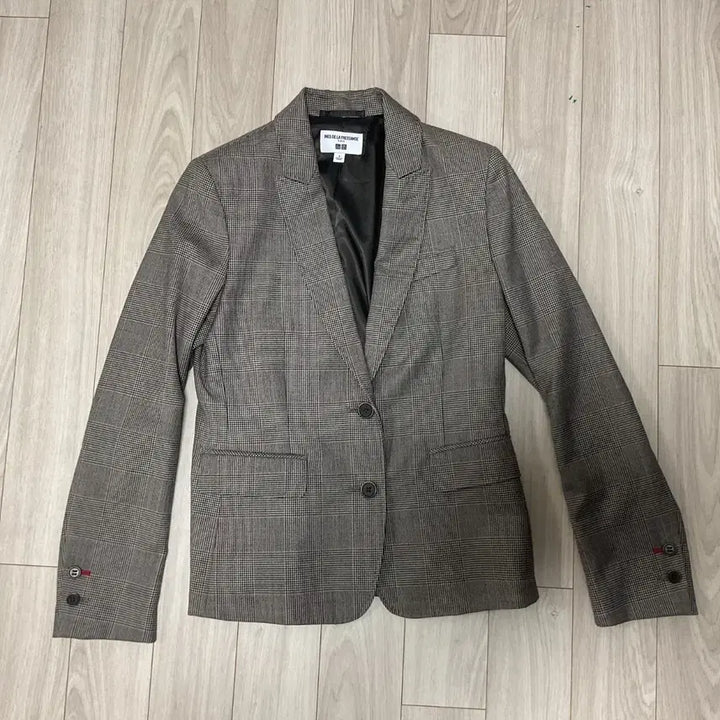 [BUNJANG] Uniqlo Ines de la Fressange Checked Blazer - Size S / 유니클로 이네스 드 라 프레상쥬 체크 블레이저 S