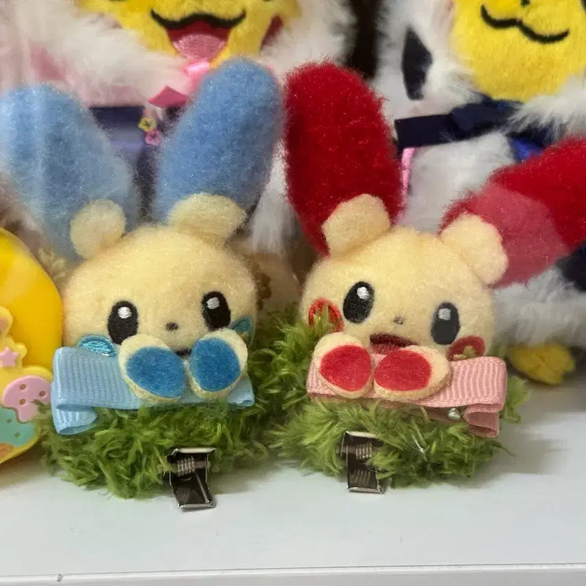 [BUNJANG] Pokemon Ditto Playground Plush Hairpin / 포켓몬 메타몽놀이터 플러시 마이농 인형 헤어핀 머리핀 가챠