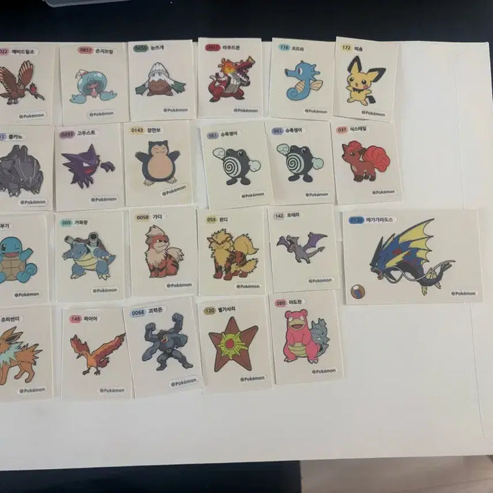 [BUNJANG] Pokemon Stickers Collection / 포켓몬 띠부씰 모음