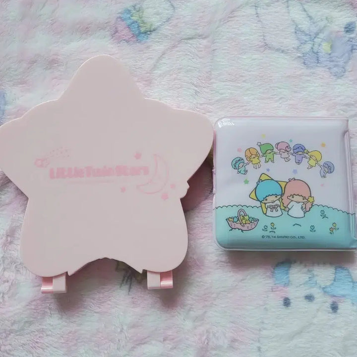 [BUNJANG] Sanrio Little Twin Stars Classic Mirror Wallet / 산리오 리틀트윈스타 고전 거울 지갑