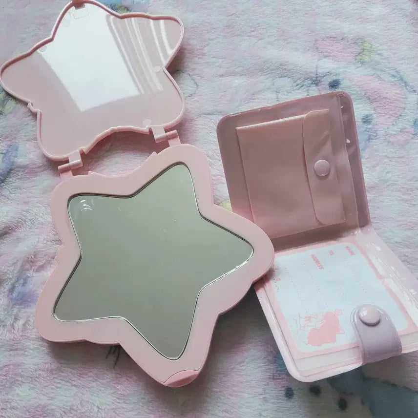 [BUNJANG] Sanrio Little Twin Stars Classic Mirror Wallet / 산리오 리틀트윈스타 고전 거울 지갑