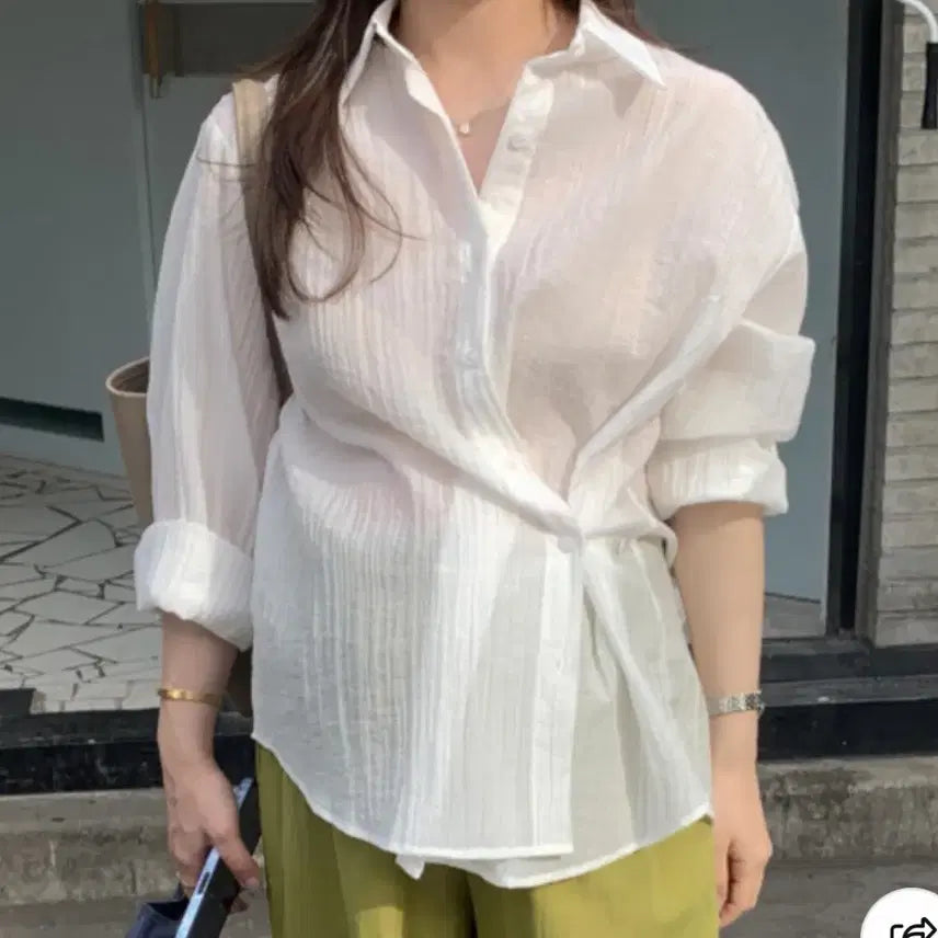 [BUNJANG] Two-Way Shirt / 투웨이 셔츠