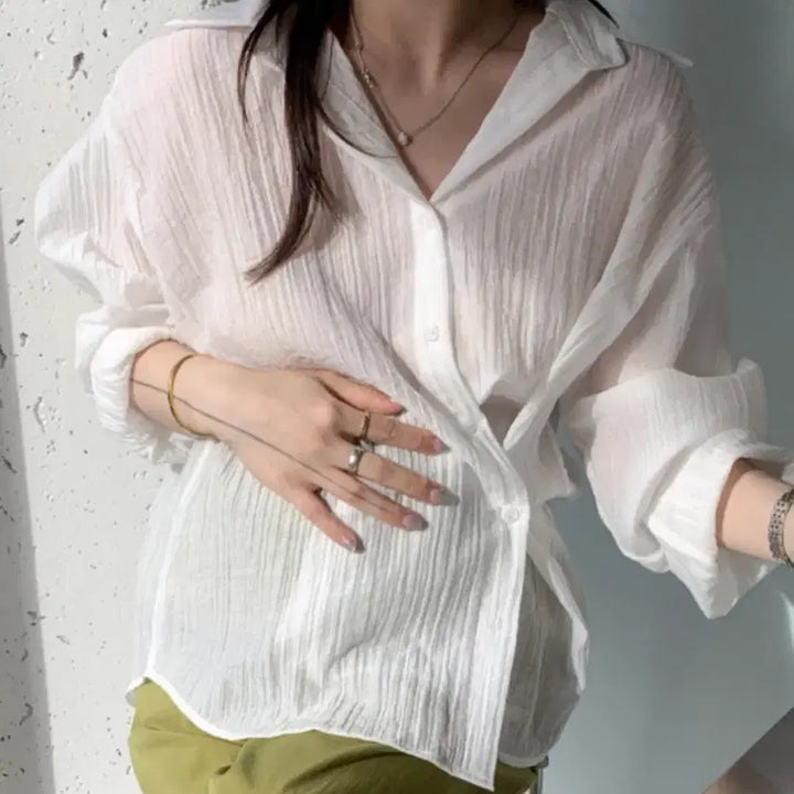 [BUNJANG] Two-Way Shirt / 투웨이 셔츠