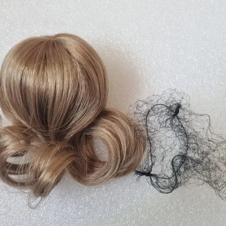 [BUNJANG] Volks MSD Doll Wig Long Curl Cream / 보크스 USD 가발 롱컬 크림
