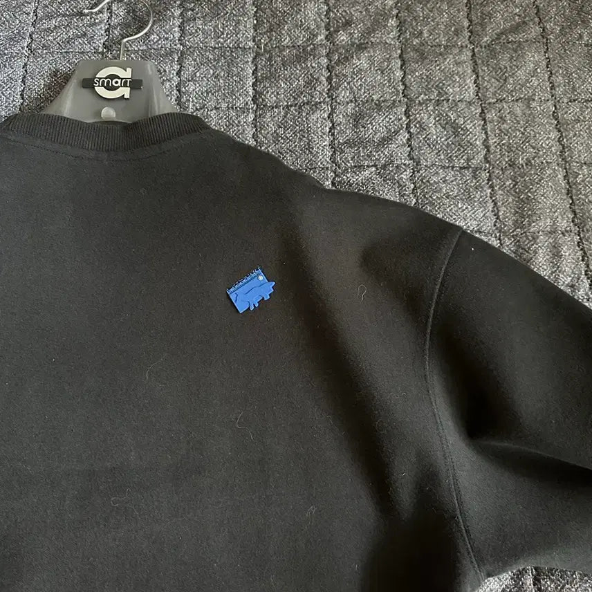 [BUNJANG] Ader Error Maison Kitsuné Collaboration Sweatshirt Black A1 / [A1]아더에러 메종키츠네 콜라보 맨투맨 블랙