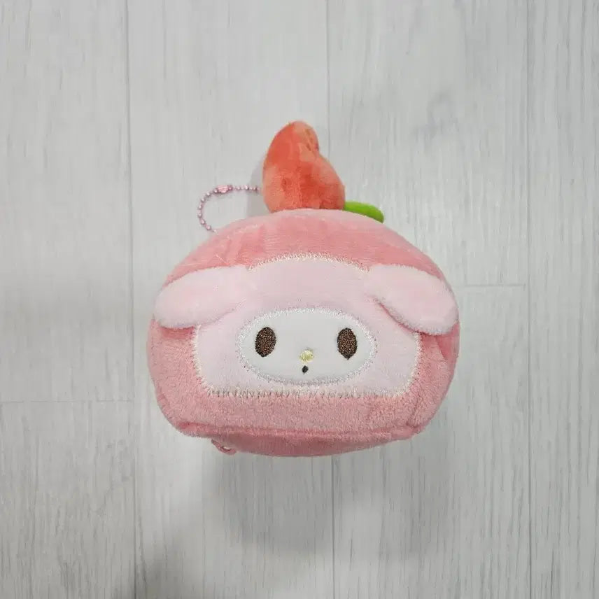 [BUNJANG] Sanrio My Melody Strawberry Cake Plush Charm / 산리오 마이멜로디 딸기케이크 인형 키링