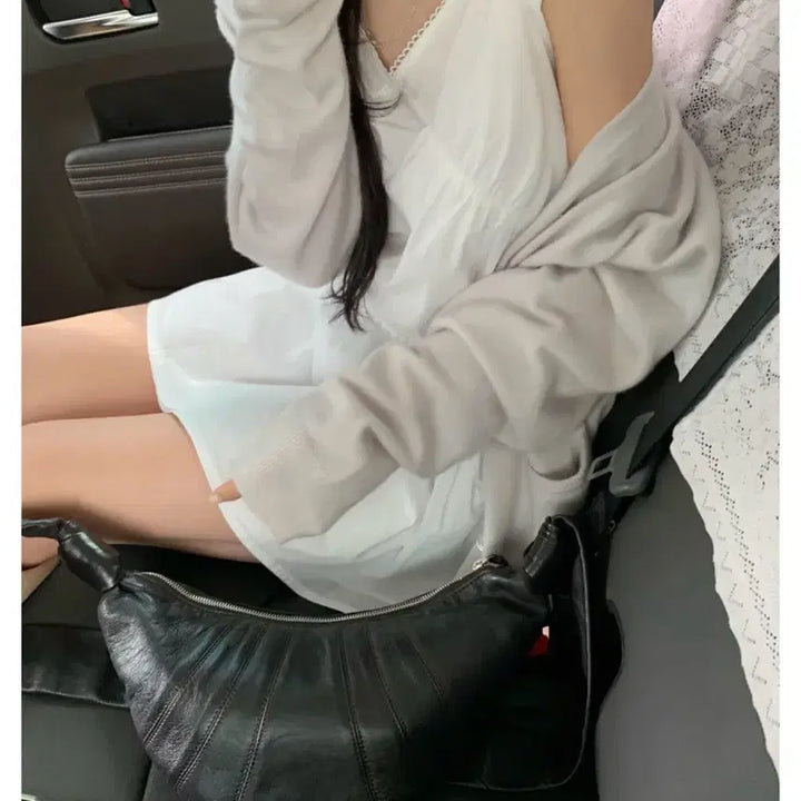 [BUNJANG] The Wish Leeds Garden Angel Layered Dress / 더위시 Leeds 리즈 가든 엔젤 레이어드 드레스