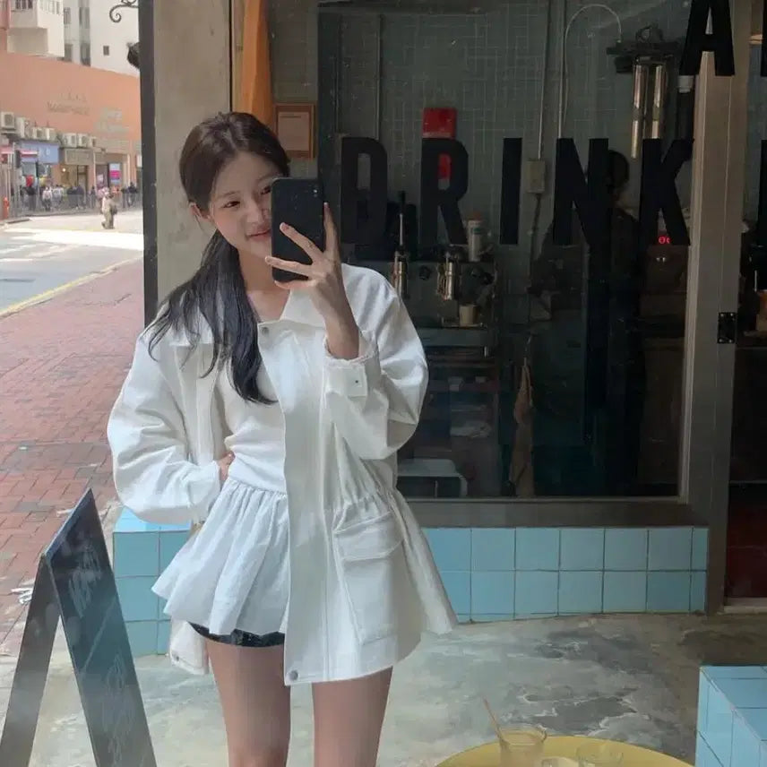 [BUNJANG] Lazy Shark Work Jacket / 레이지샵 워크자켓