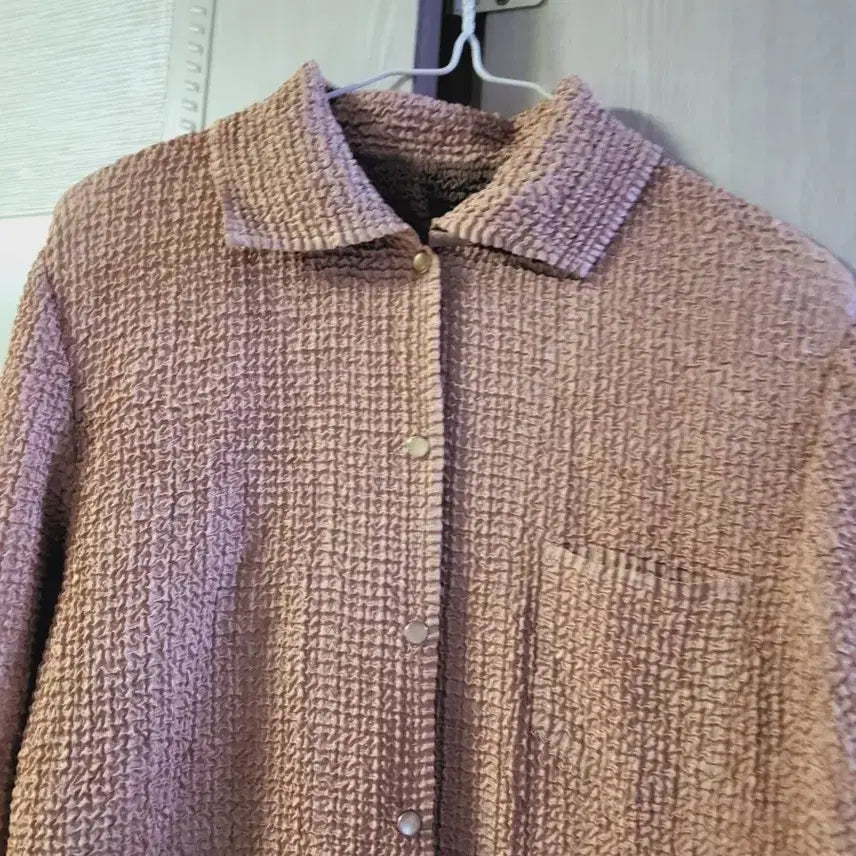 [BUNJANG] Pleated Collar Blouse / 플리츠 카라 상의