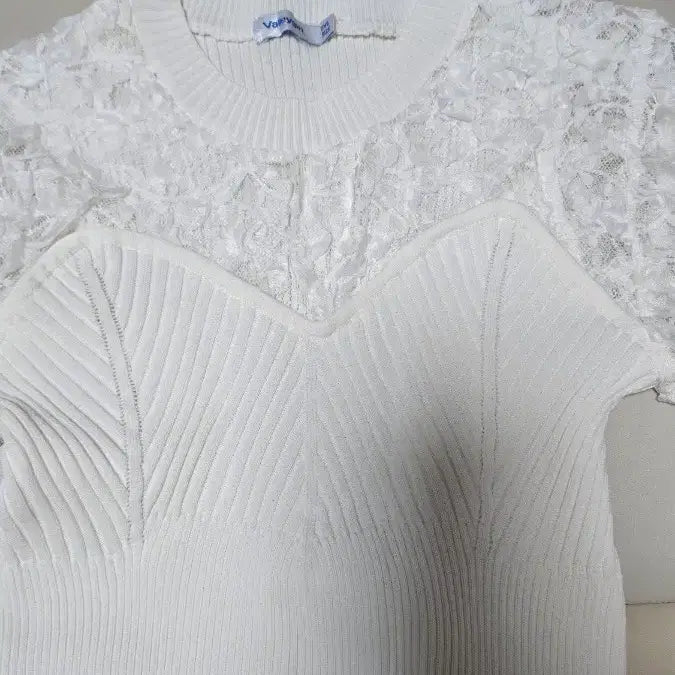 [BUNJANG] Belli Girl Puff Sleeve Knit T-Shirt / 밸리걸 티셔츠