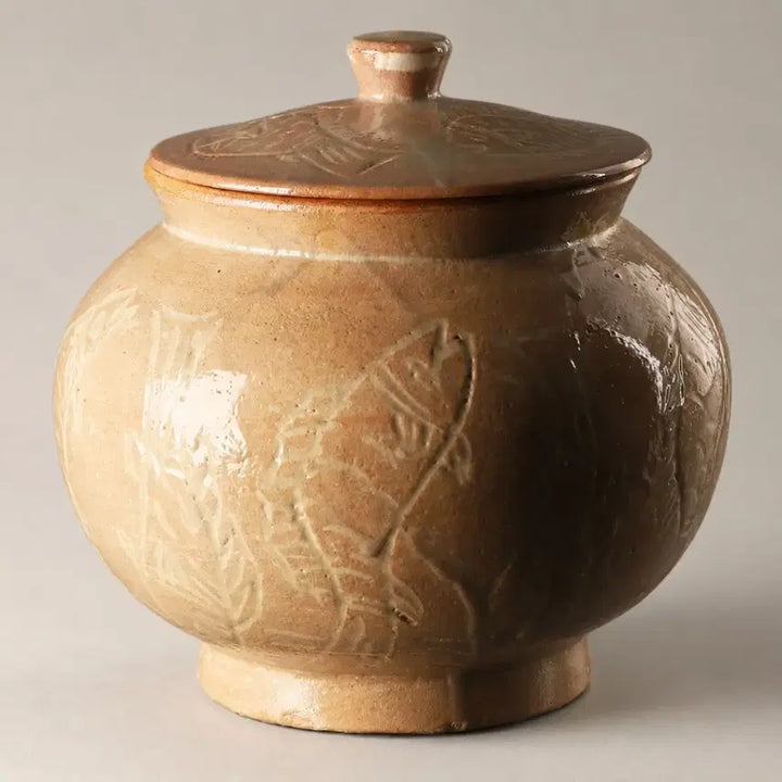 [BUNJANG] Master Shin Jung-hee Intangible Cultural Heritage White Porcelain Tea Jar / 무형문화재 신정희 선생님 백자 어문 차호 대호 희귀 다도구 차도구 항아리