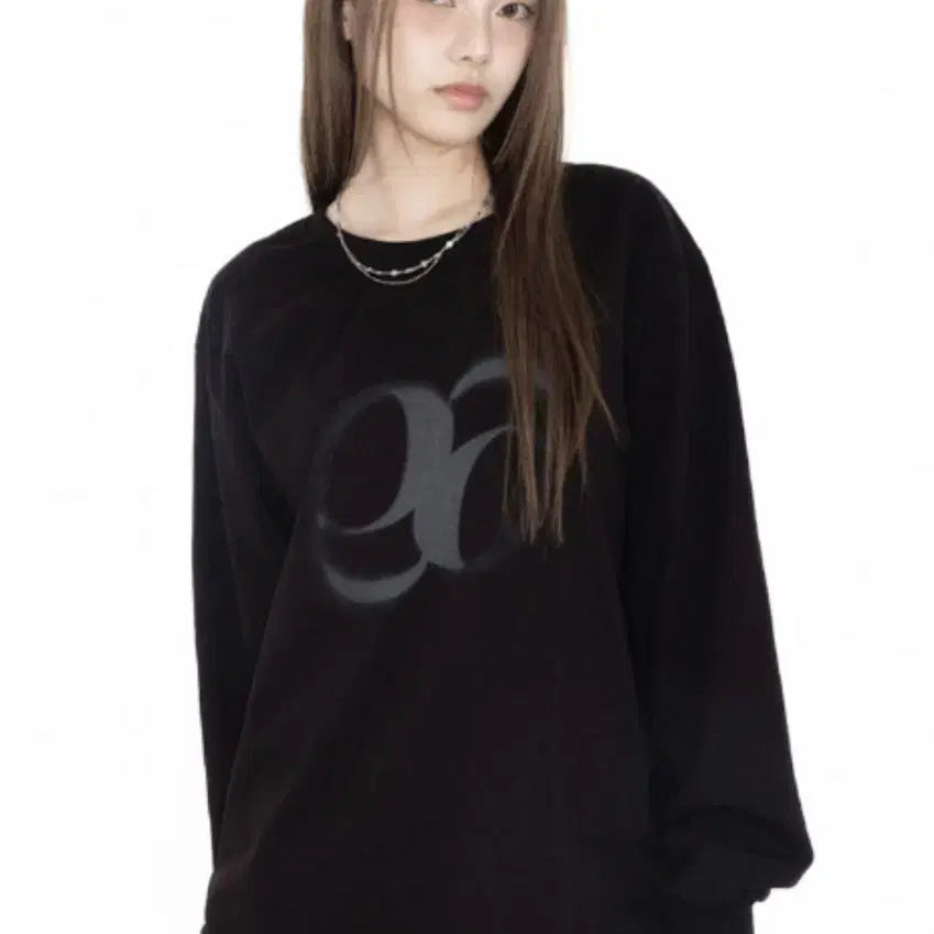 [BUNJANG] AZON Bebe Long Sleeve Black S / 애즈온 베베 롱 슬리브 블랙 S