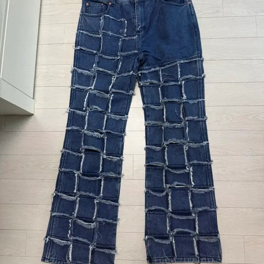 [BUNJANG] Andersson Bell Blue New Patchwork Jeans / 앤더슨벨 블루 뉴 패치워크
